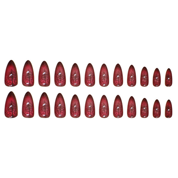 12 Sizes-24 Pcs Press On Nails W1641