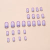 12 Sizes-24 Pcs Press On Nails W1797