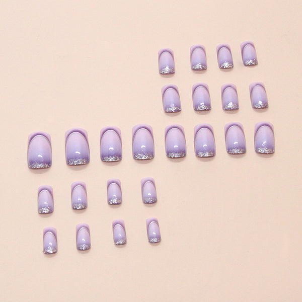 12 Sizes-24 Pcs Press On Nails W1797