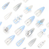 12 Sizes-24 Pcs Press On Nails JP3277
