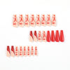 12 Sizes-24 Pcs Press On Nails JP2250
