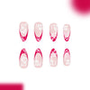 12 Sizes-24 Pcs Press On Nails C1544