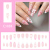 12 Sizes-24 Pcs Press On Nails C1038