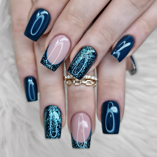 12 Sizes-24 Pcs Press On Nails Y223
