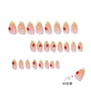 12 Sizes-24 Pcs Press On Nails JP4387
