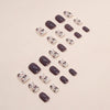 12 Sizes-24 Pcs Press On Nails W1137
