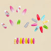 12 Sizes-24 Pcs Press On Nails Y1394