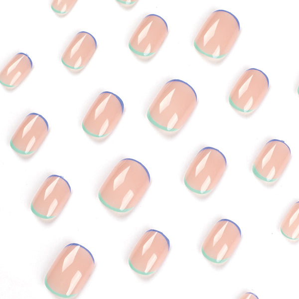 12 Sizes-24 Pcs Press On Nails JP1957