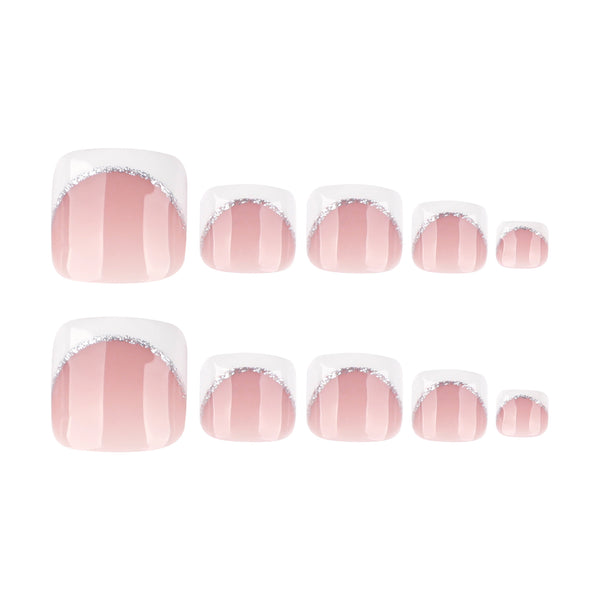 12 Sizes-24 Pcs Press On Nails JP4247