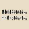 12 Sizes-24 Pcs Press On Nails y2102