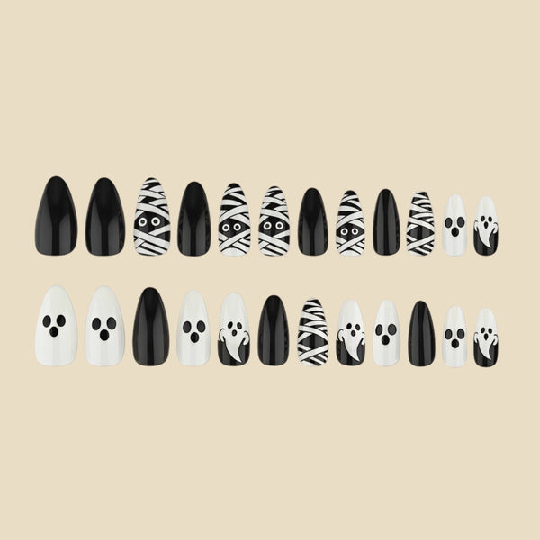 12 Sizes-24 Pcs Press On Nails y2102