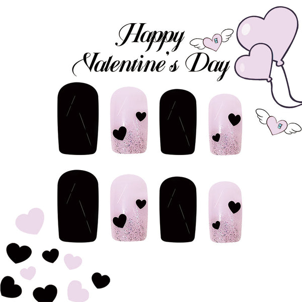 12 Sizes-24 Pcs Press On Nails C748