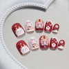 12 Sizes-24 Pcs Press On Nails Z840