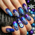 12 Sizes-24 Pcs Press On Nails Y1194