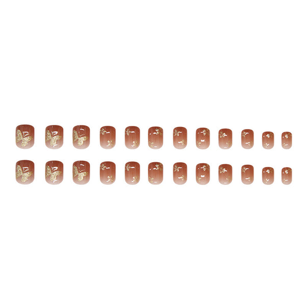 12 Sizes-24 Pcs Press On Nails R890