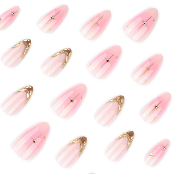 12 Sizes-24 Pcs Press On Nails JP4092