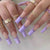 12 Sizes-24 Pcs Press On Nails W115