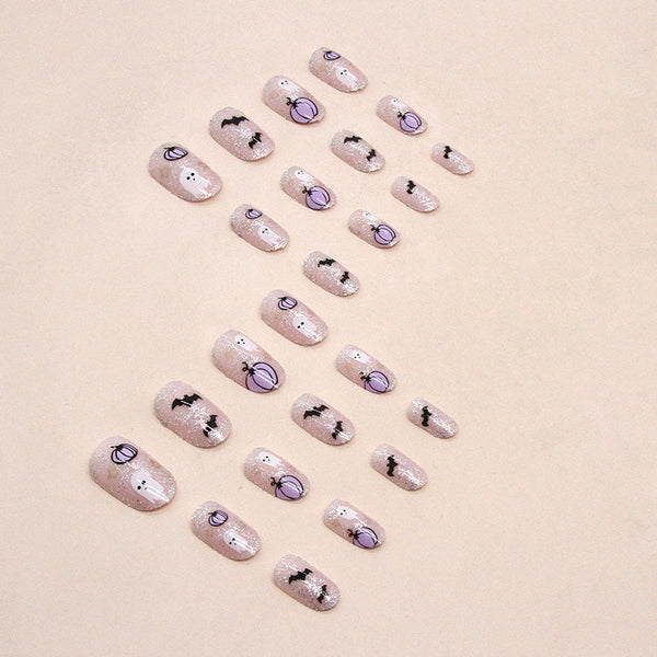 12 Sizes-24 Pcs Press On Nails W1414