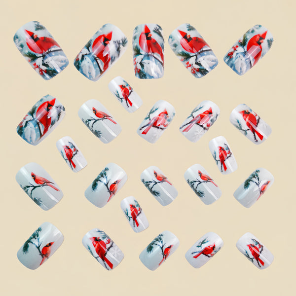 12 Sizes-24 Pcs Press On Nails Y1616