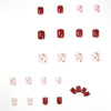 12 Sizes-24 Pcs Press On Nails JP1106