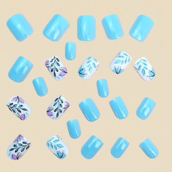 12 Sizes-24 Pcs Press On Nails Y779