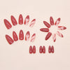 12 Sizes-24 Pcs Press On Nails W1919