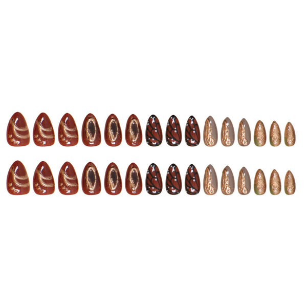 30 Pcs Press On Nails W1731