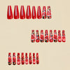 12 Sizes-24 Pcs Press On Nails Y442