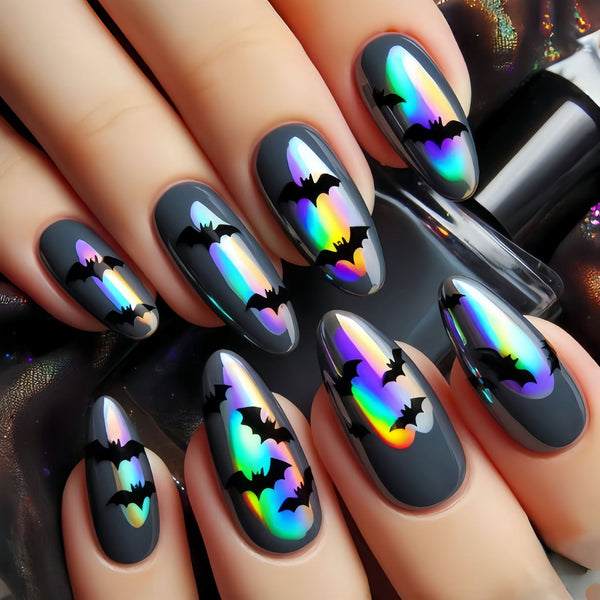 12 Sizes-24 Pcs Press On Nails Y1091