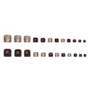 12 Sizes-24 Pcs Press On Nails F043