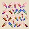 12 Sizes-24 Pcs Press On Nails Y1375