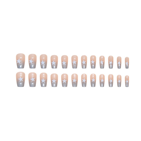 12 Sizes-24 Pcs Press On Nails MY042