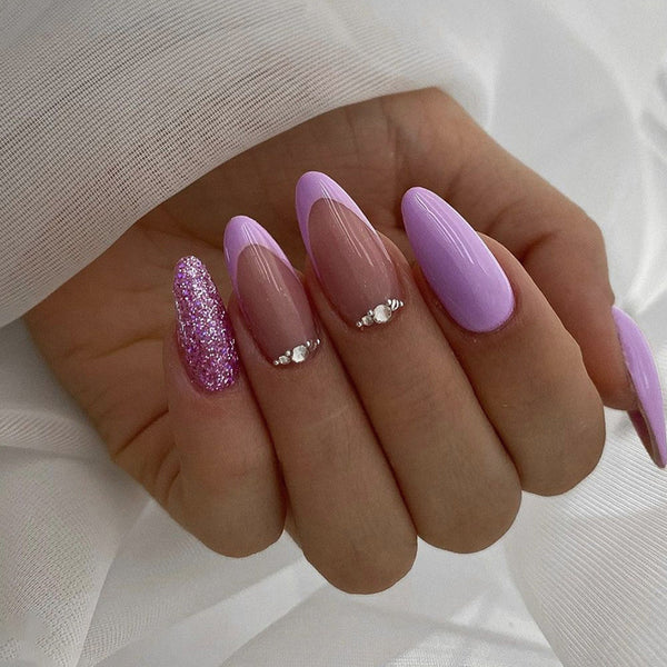 12 Sizes-24 Pcs Press On Nails Z755
