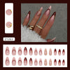 12 Sizes-24 Pcs Press On Nails Z1283