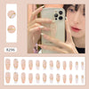 12 Sizes-24 Pcs Press On Nails R281