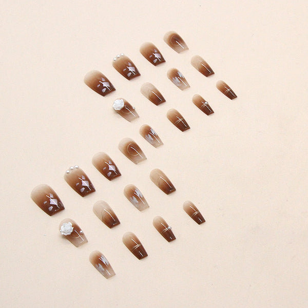 12 Sizes-24 Pcs Press On Nails Z611