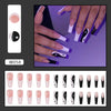 12 Sizes-24 Pcs Press On Nails W058