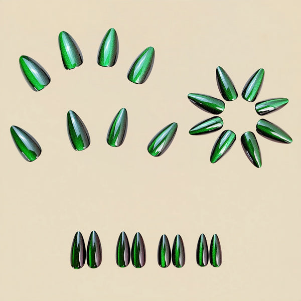 12 Sizes-24 Pcs Press On Nails Y818