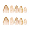 12 Sizes-24 Pcs Press On Nails JP3721