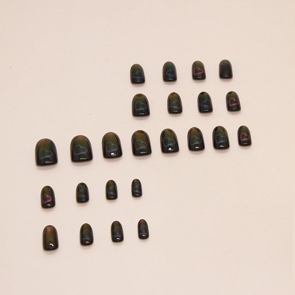 12 Sizes-24 PcsPress On Nails W1579
