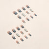 12 Sizes-24 Pcs Press On Nails Z615