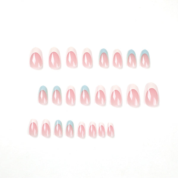 12 Sizes-24 Pcs Press On Nails JP1767