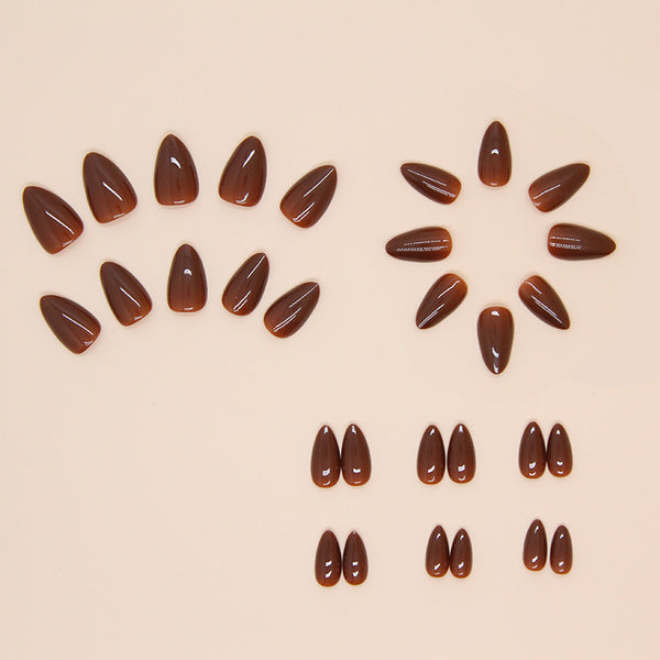12 Sizes-24 Pcs Press On Nails W1613