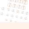 12 Sizes-24 Pcs Press On Nails JP3705