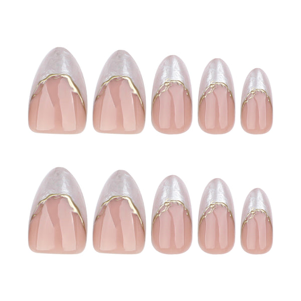 12 Sizes-24 Pcs Press On Nails JP3726