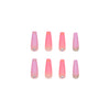 12 Sizes-24 Pcs Press On Nails Z154