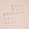 12 Sizes-24 Pcs Press On Nails W1518