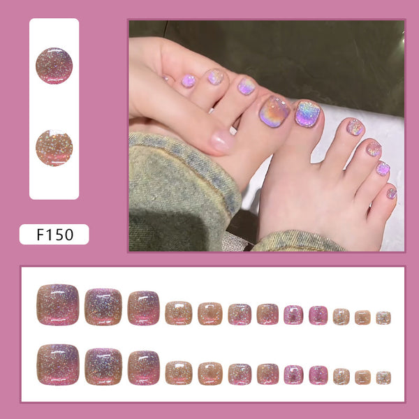 12 Sizes-24 Pcs Press On Nails F150