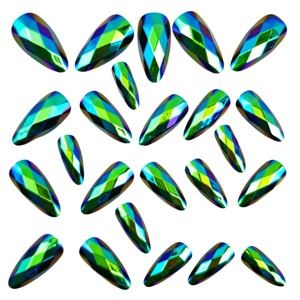 12 Sizes-24 Pcs Press On Nails Y1337