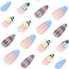 12 Sizes-24 Pcs Press On Nails JP4343